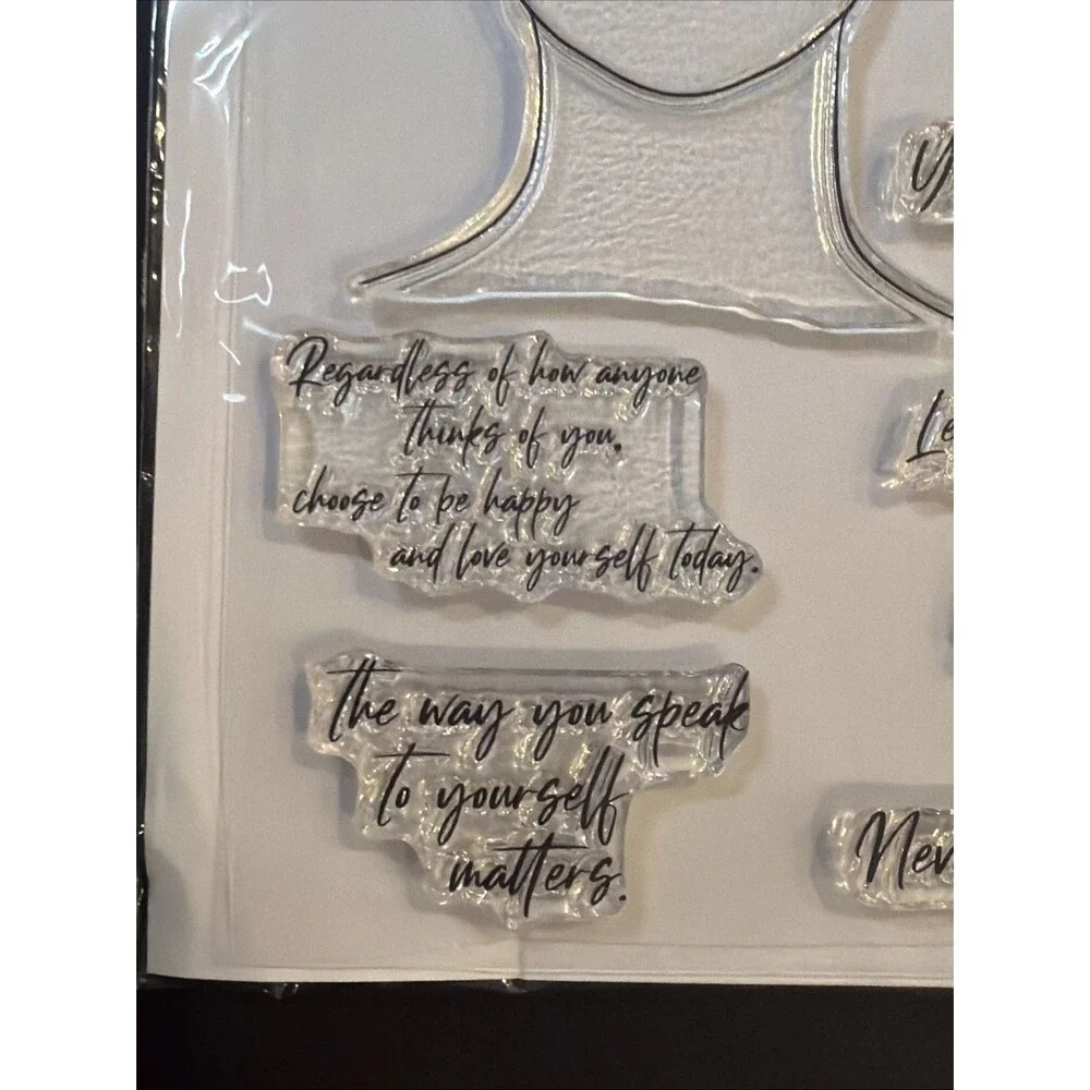 Gina K Designs grow positive thoughts you are enough sentiments